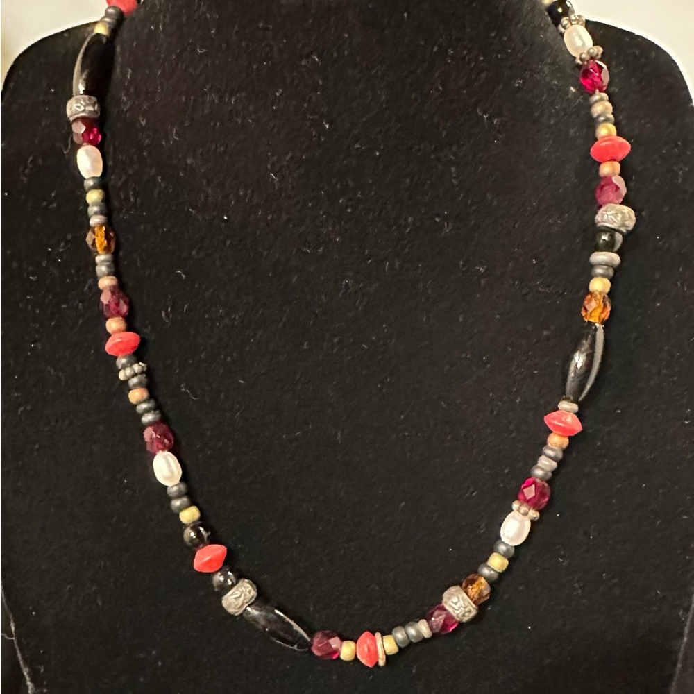 Gemstone necklace